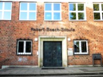 Eingang zur heutigen Robert-Bosch-Schule.